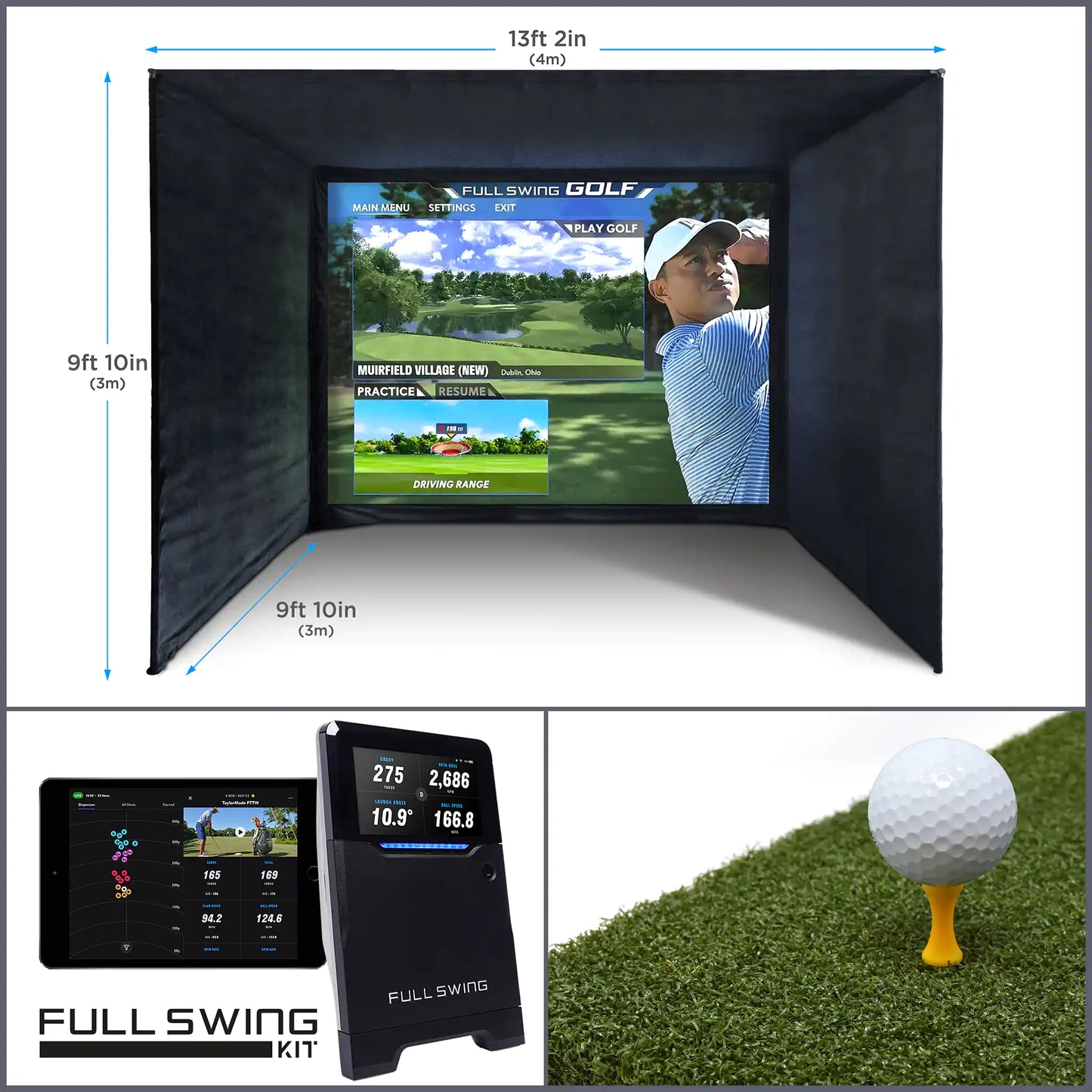 Full Swing KIT Home Simulator Bundle