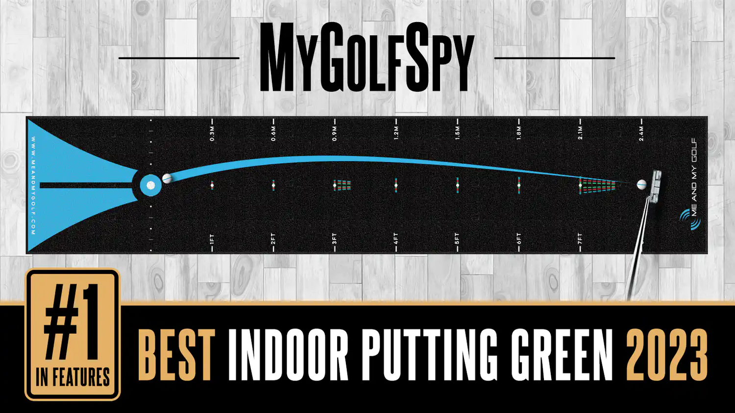 MyGolfSpy #1 In Features - Best indoor putting green 2023 