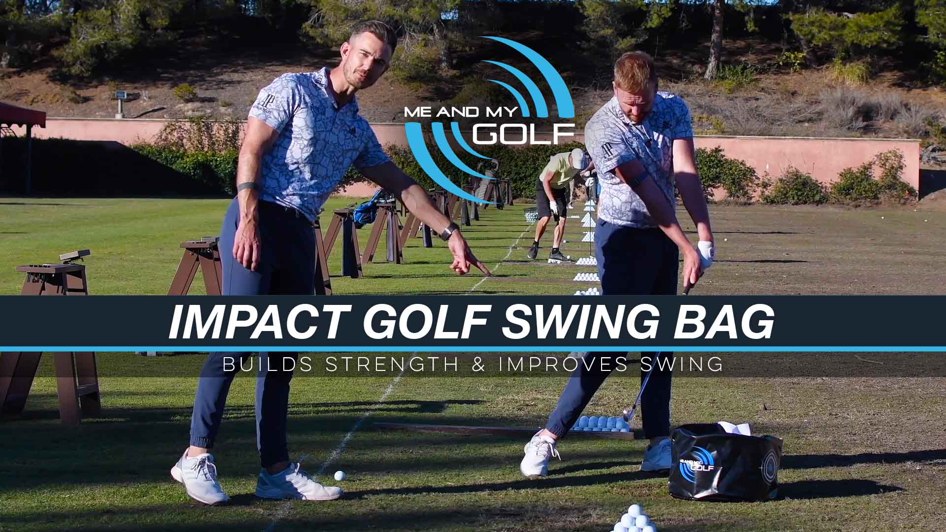 Swing Practice Golf Impact Power Smash Bag Impact Resistant Golf