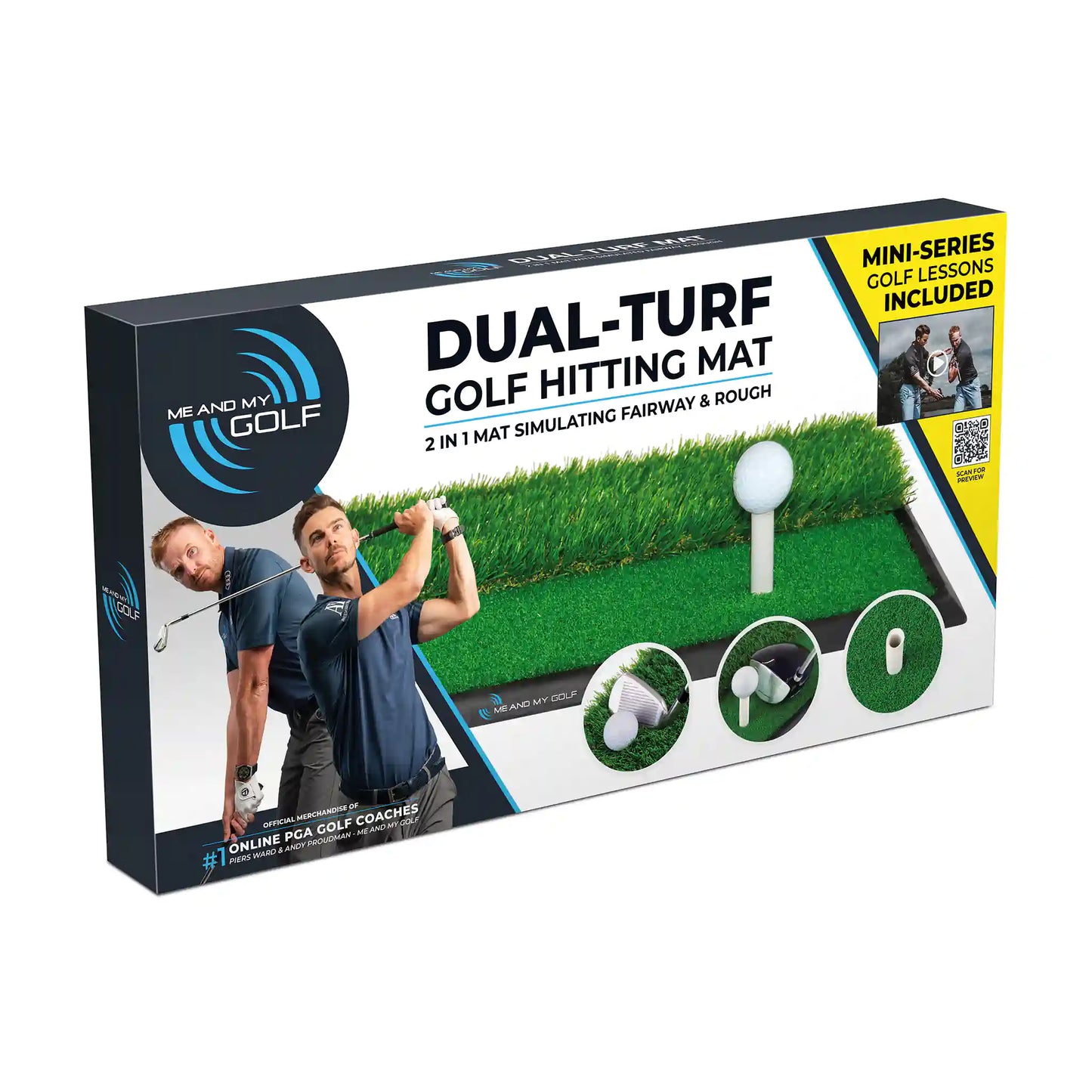 Dual-Turf Golf Hitting Mat